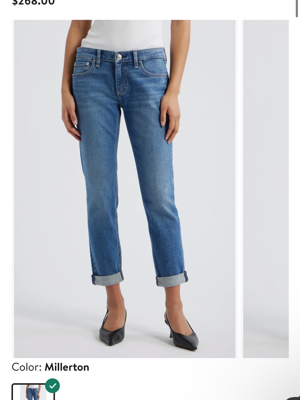 Dre low rise slim boyfriend